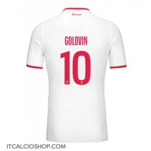 AS Monaco Aleksandr Golovin #10 Prima Maglia 2024-25 Manica Corta